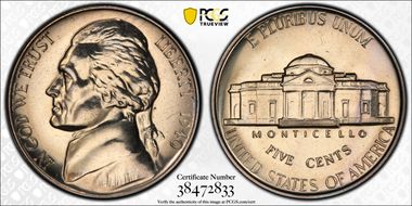 1940 5C Reverse of 1940 PR66