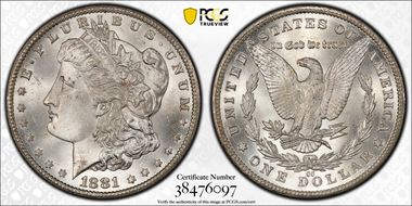 1881-CC $1 MS66