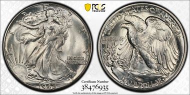 1942 50C MS67+
