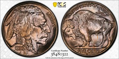 1936-S 5C MS67+