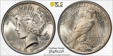1923 $1 MS63