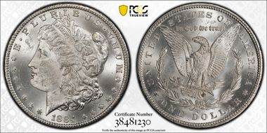 1884-CC $1 MS62