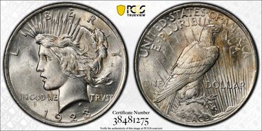 1923 $1 MS61
