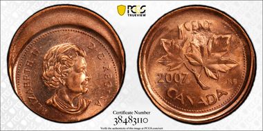 2007 1C Copper-Plated Steel MS62RD