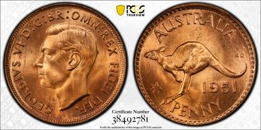 1951 (m) 1D MS65RD