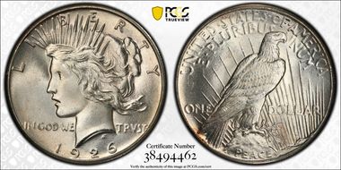 1926 $1 MS66
