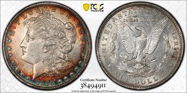 1885-O $1 AU58