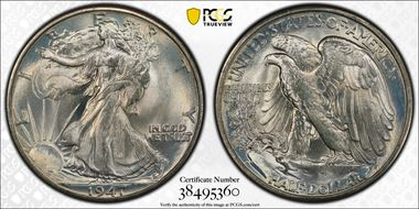 1947-D 50C MS66+