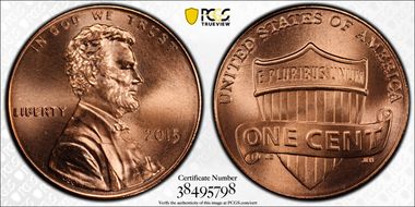 2015 1C Shield MS67RD