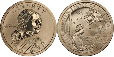 2019-P $1 Native American Enhanced Coin & Currency Set Position A SP70