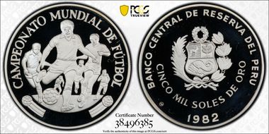 1982-CHI 5000 S Champions of Soccer PR68DCAM