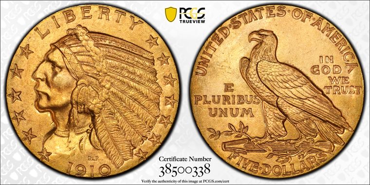 Cert 38500338 - Coin Image