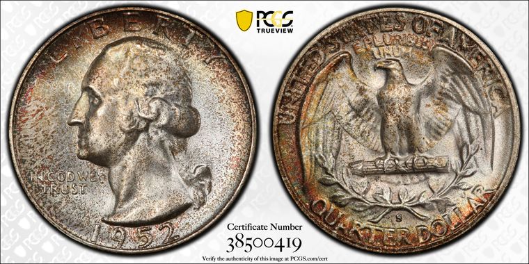 Cert 38500419 - Coin Image