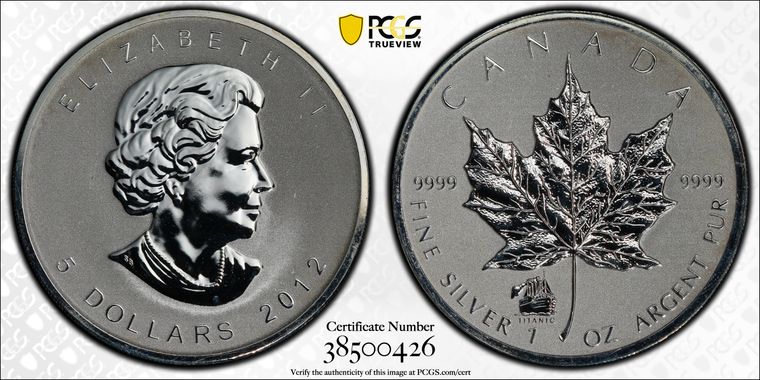 Cert 38500426 - Coin Image