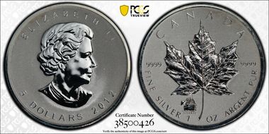 2012 $5 ML Titanic Privy SP67