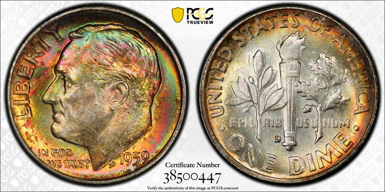 Cert 38500447 - Coin Image