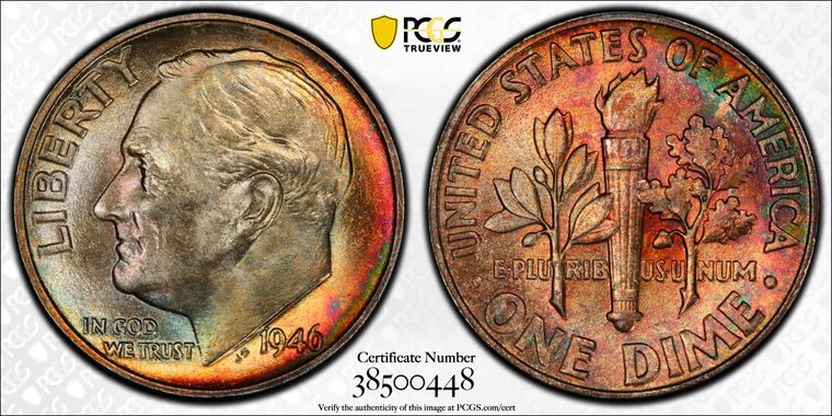 Cert 38500448 - Coin Image