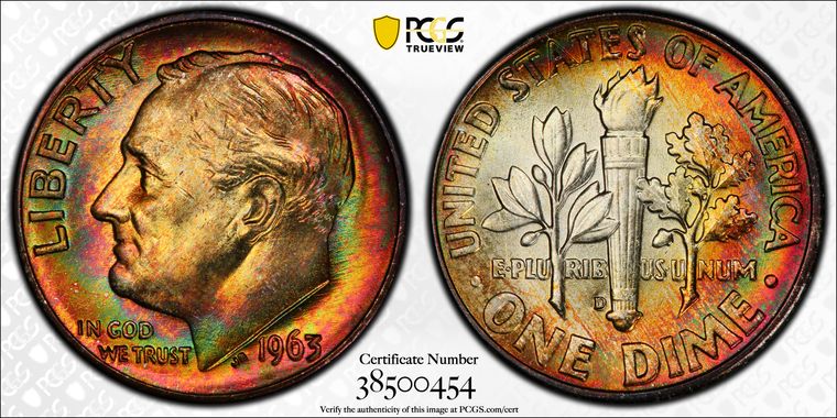 Cert 38500454 - Coin Image