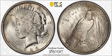 1923 $1 MS66