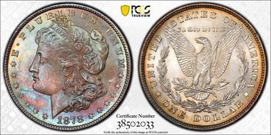 1878 8TF $1 MS64