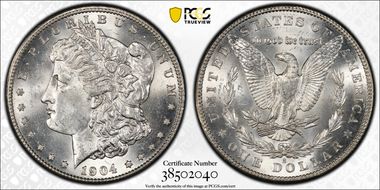 1904-S $1 MS62