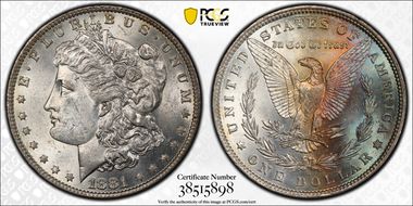 1881-O $1 MS63