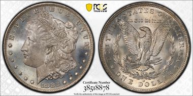 1883-O $1 MS66+