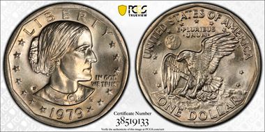 1979-P SBA$1 Wide Rim MS67