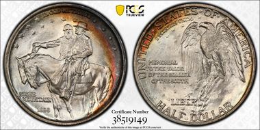 1925 50C Stone Mountain MS67+