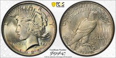 1925 $1 MS67