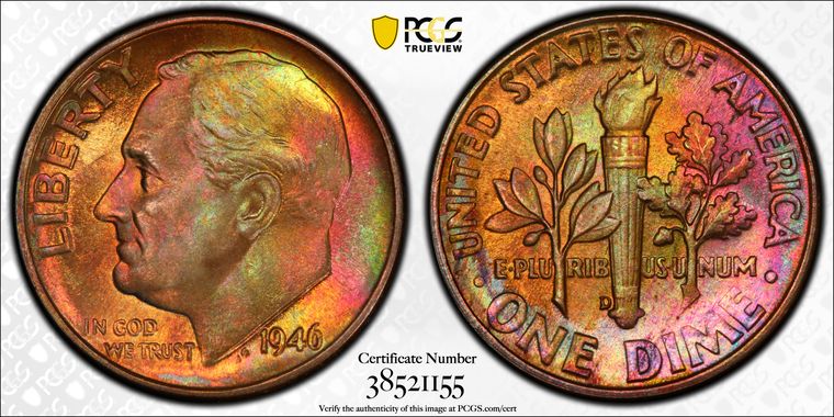 Cert 38521155 - Coin Image