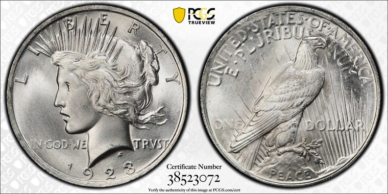 Cert 38523072 - Coin Image