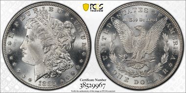 1885 $1 MS66+