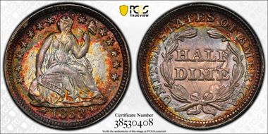 1853 H10C Arrows MS67+