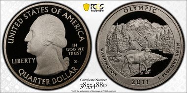 2011-S 25C Olympic NP PR70DCAM