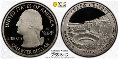 2012-S 25C Chaco Culture NP PR70DCAM