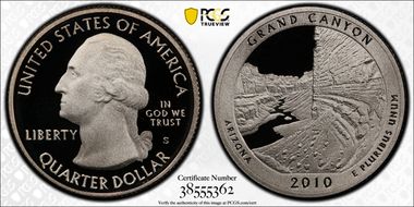2010-S 25C Grand Canyon NP PR70DCAM