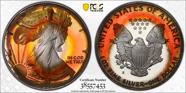 1992-S $1 Silver Eagle PR68DCAM