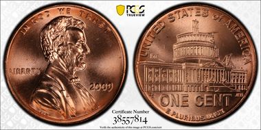 2009 1C Lincoln-Presidency MS67RD