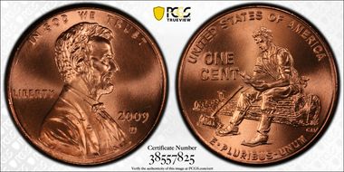 2009-D 1C Lincoln-Formative Years MS67RD