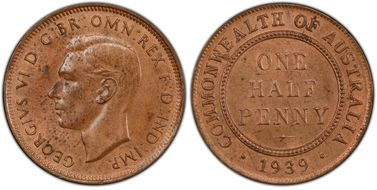 1939 1/2D KM-35 MS63RB