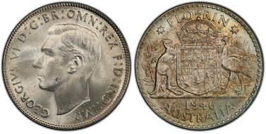 1946(m) Florin MS65