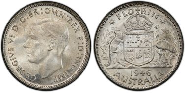 1946(m) Florin MS64