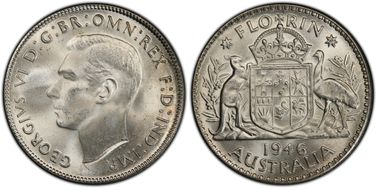 1946(m) Florin MS65