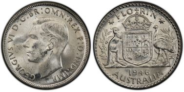 1946(m) Florin MS63