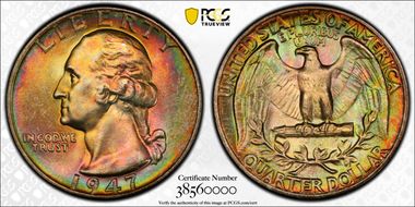 1947 25C MS67
