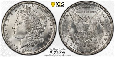 1890-O $1 MS64