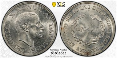 1945 NS 2 Kr Birthday MS64