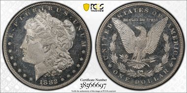 1882 $1 MS64DMPL