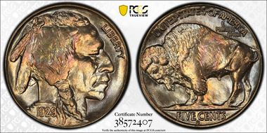 1929-S 5C MS67+